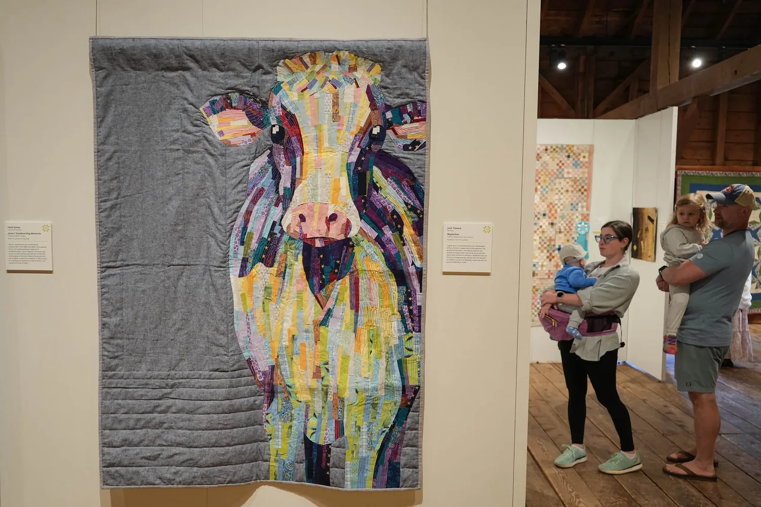 Windsor artist wins third in Billings Farm quilt competition