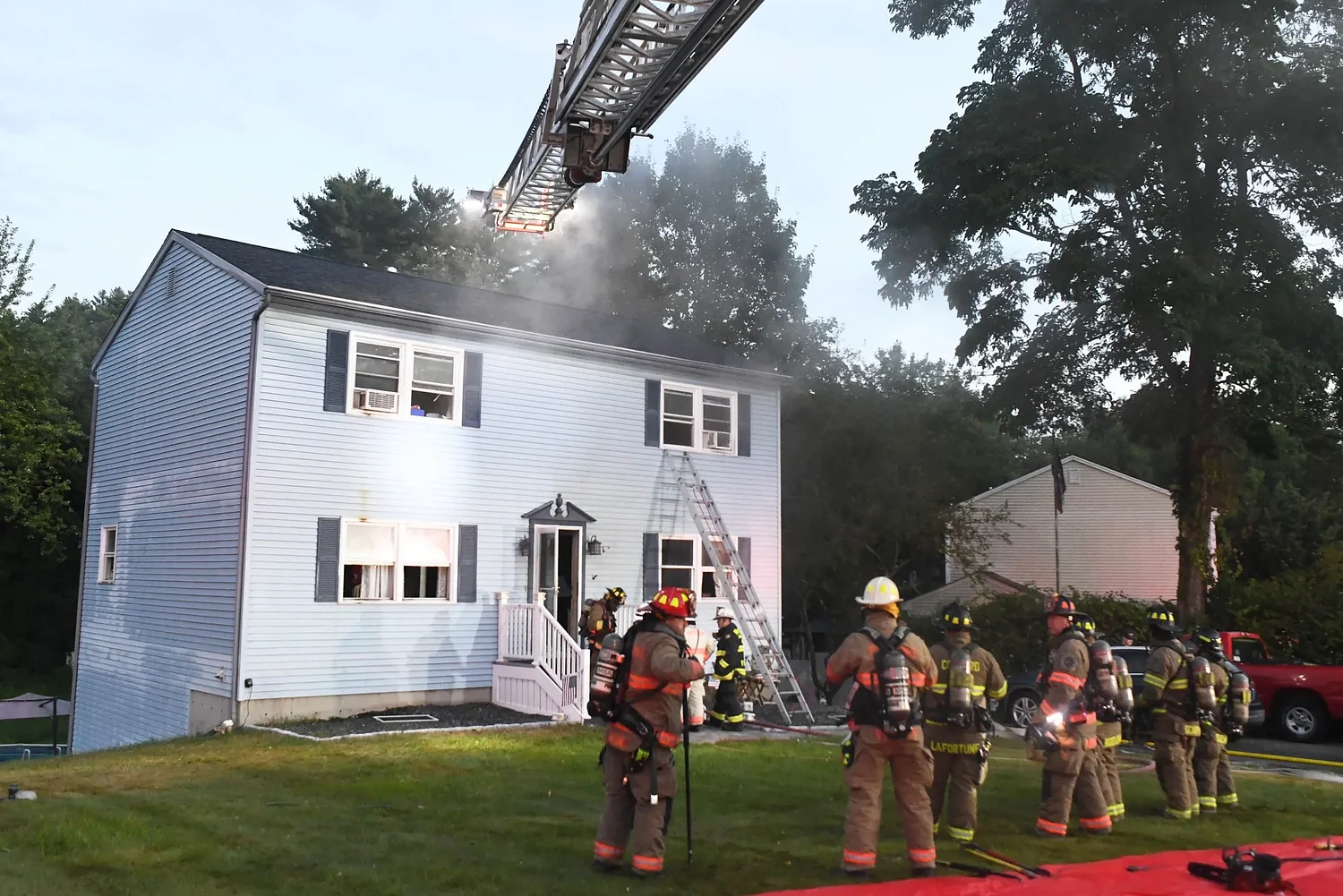 Hooksett basement fire contained in just over an hour