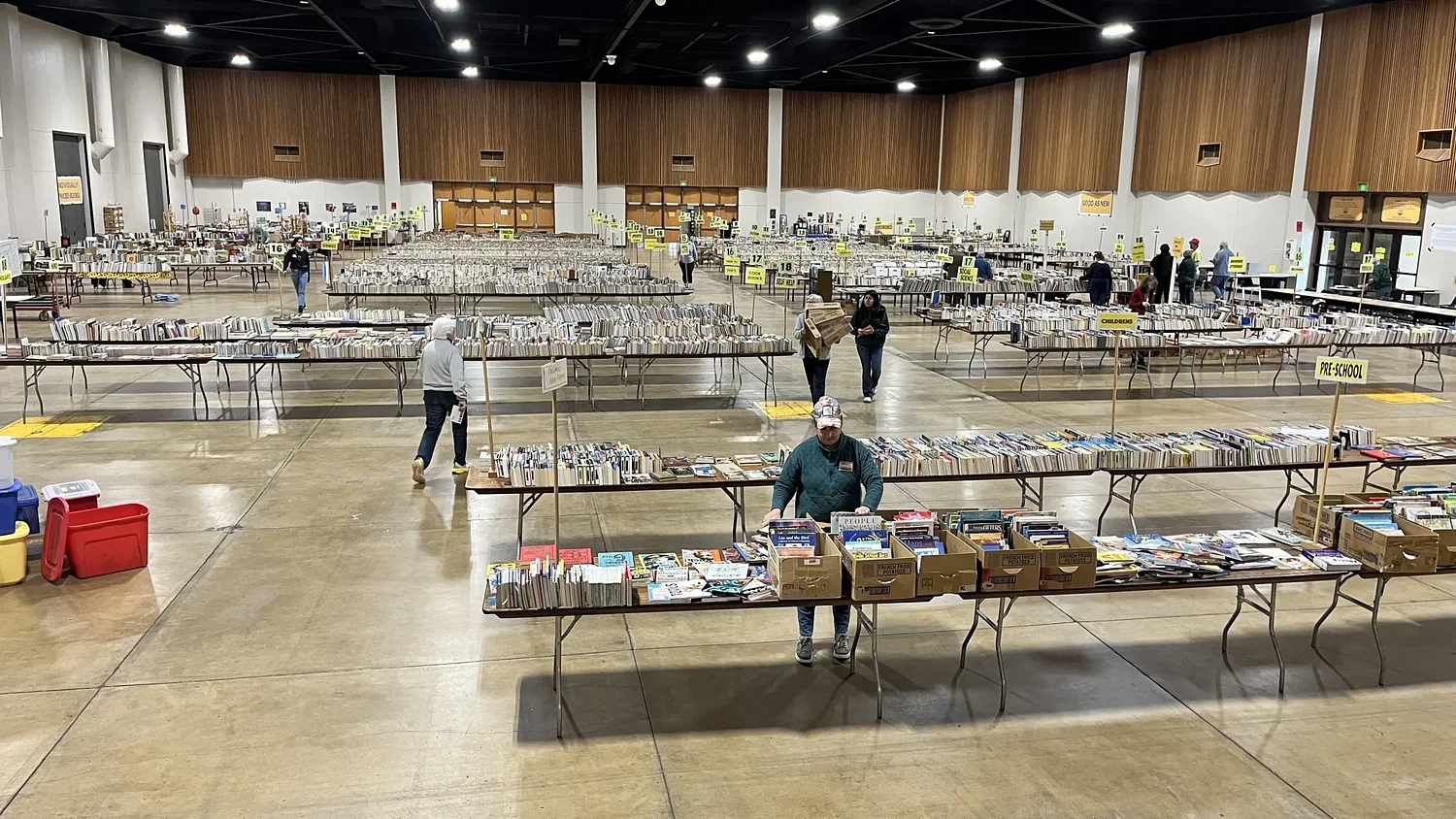 April Book Sale sets records for attendance, revenue
