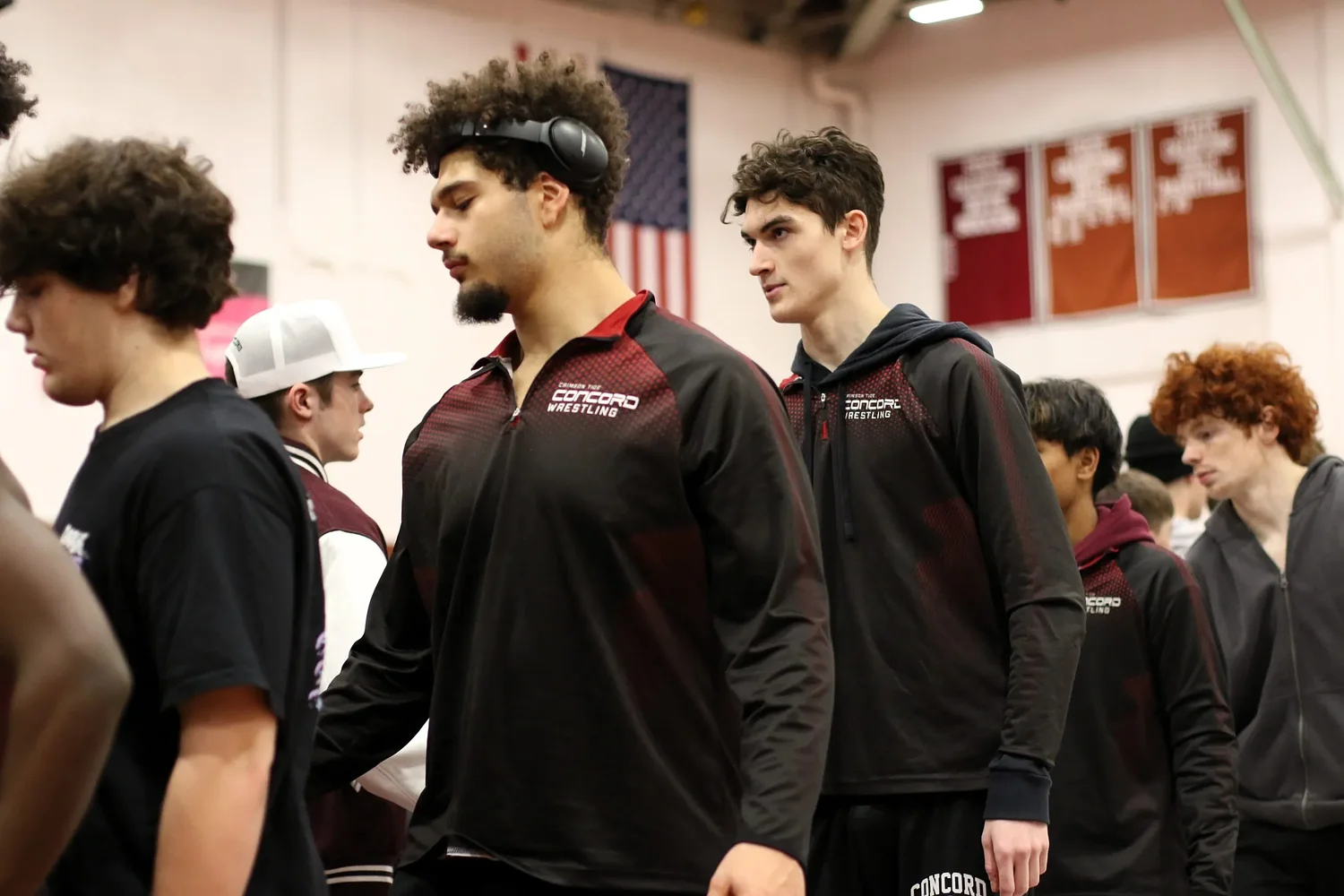 Historic day for Concord wrestling: three seniors hit 100-win mark