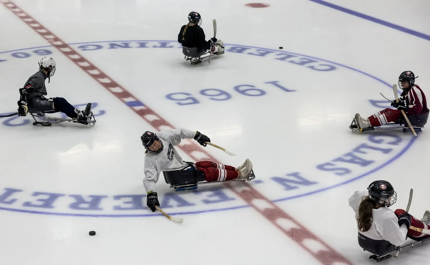 Concord girls' hockey team gains new perspective with sled hockey