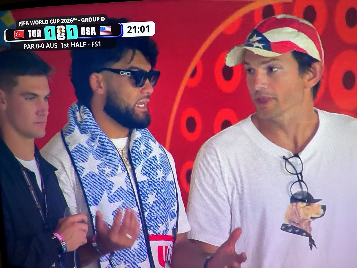 Popular Alabama football player looks less than thrilled to be at the World Cup