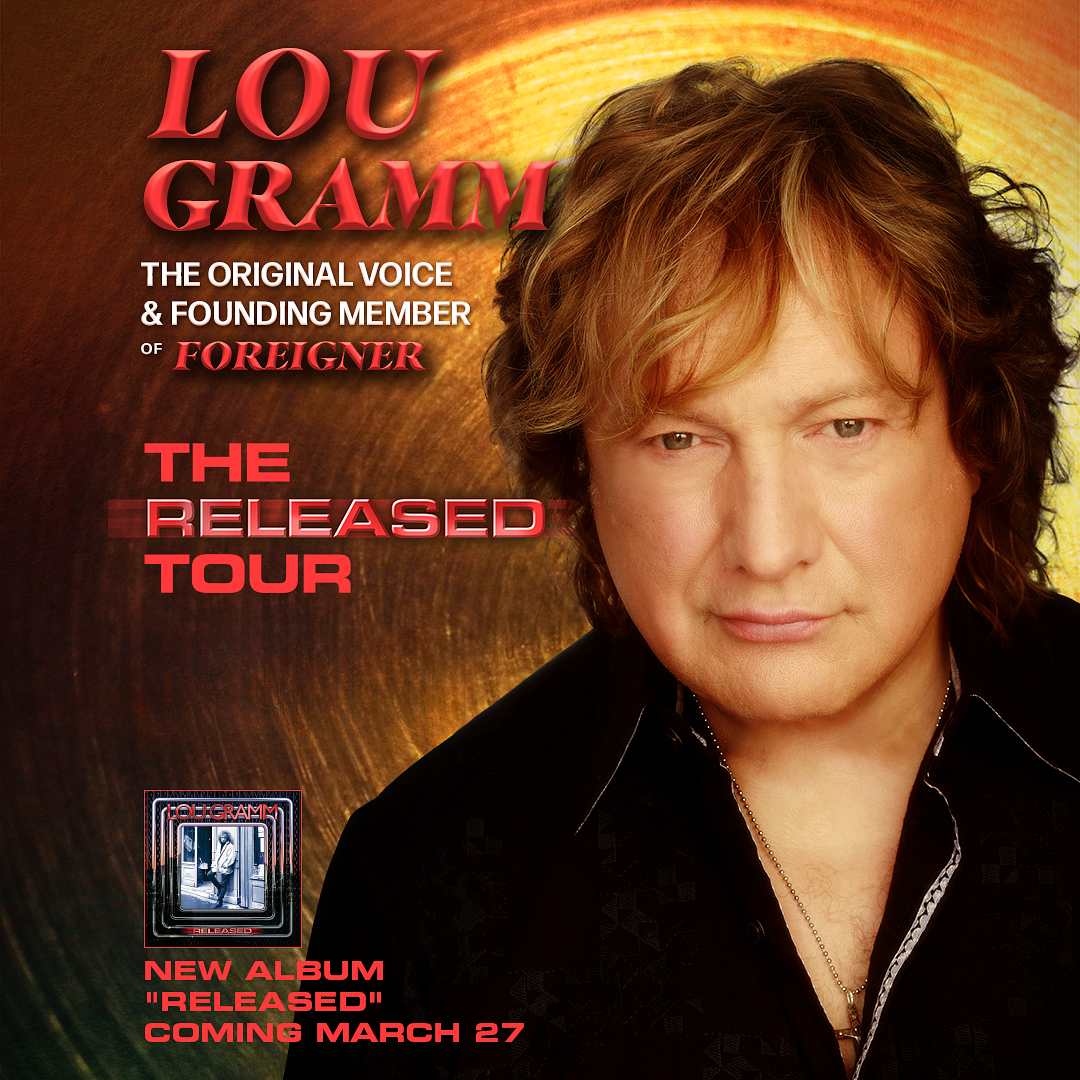 Rock Hall of Famer Lou Gramm of Foreigner, Duran Duran & INXS tributes at the Arcada Theatre in July