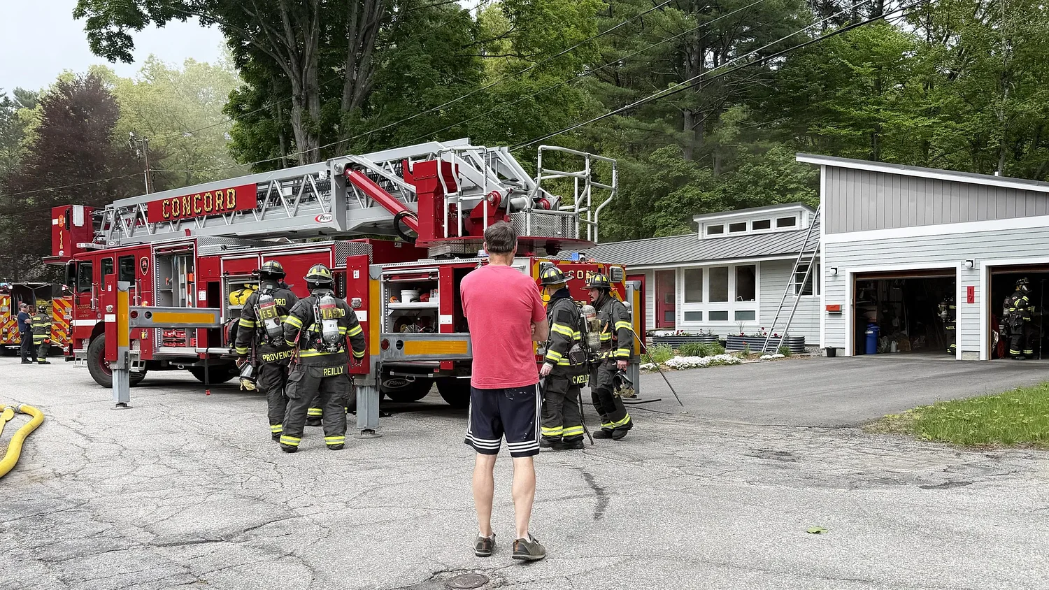 Concord ranch-style home sustains fire damage, residents displaced