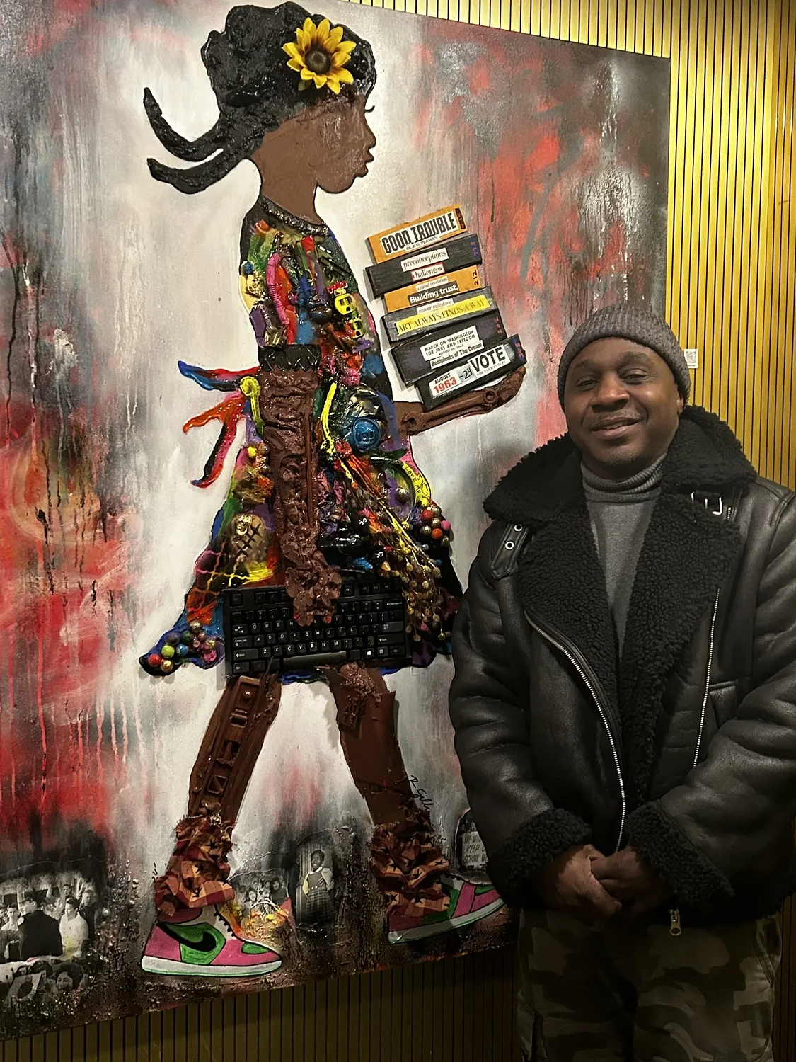 DC artist Reggie Gillumo creates art that the visually impaired can ‘see’