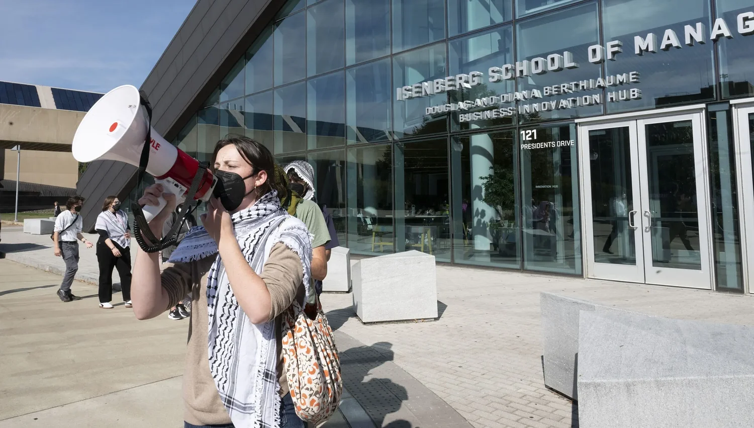 ‘Shut it down:’ Raytheon protest hits UMass