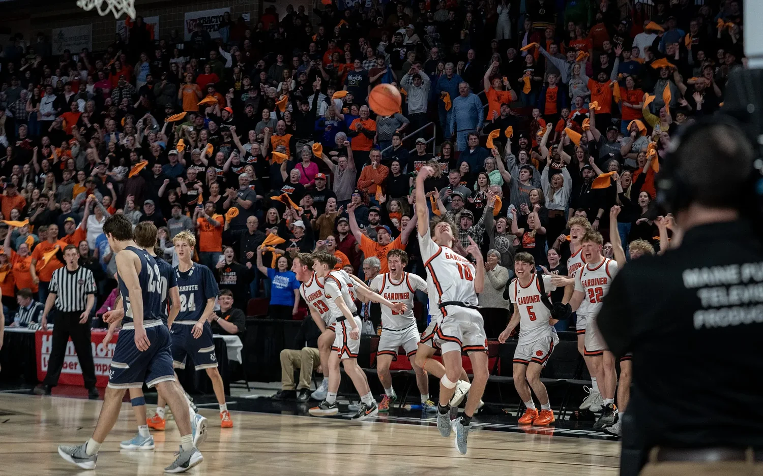 How Central Maine basketball teams and fans made Bangor their home away from home