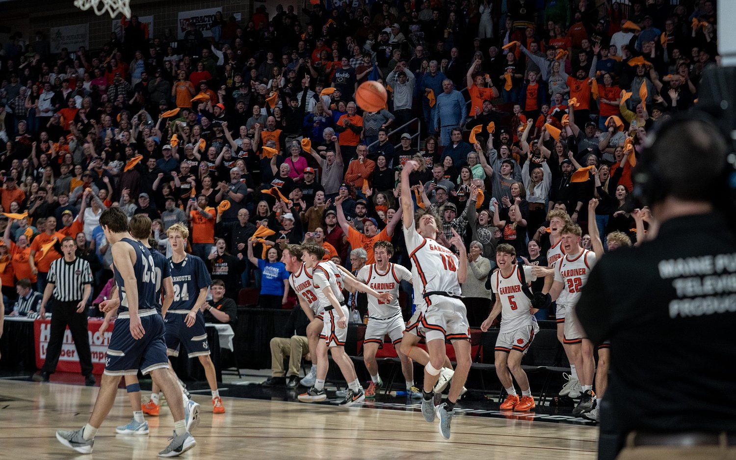 How Central Maine basketball teams and fans made Bangor their home away from home