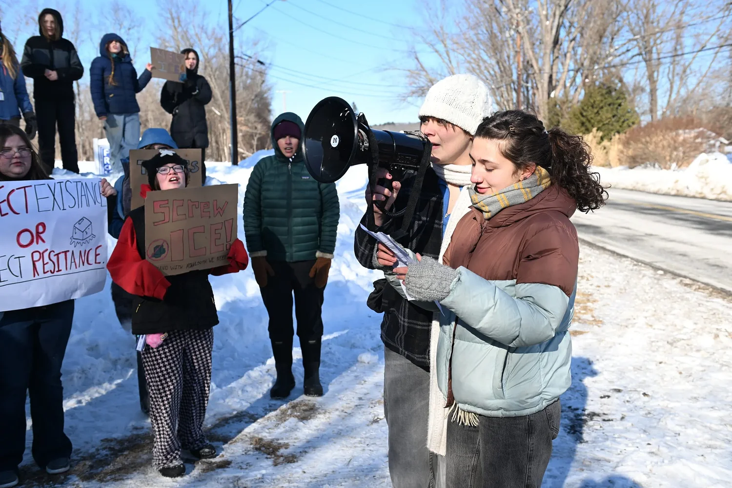 Students demand 'ICE out now': Anti-ICE walkouts held at Four Rivers, Frontier