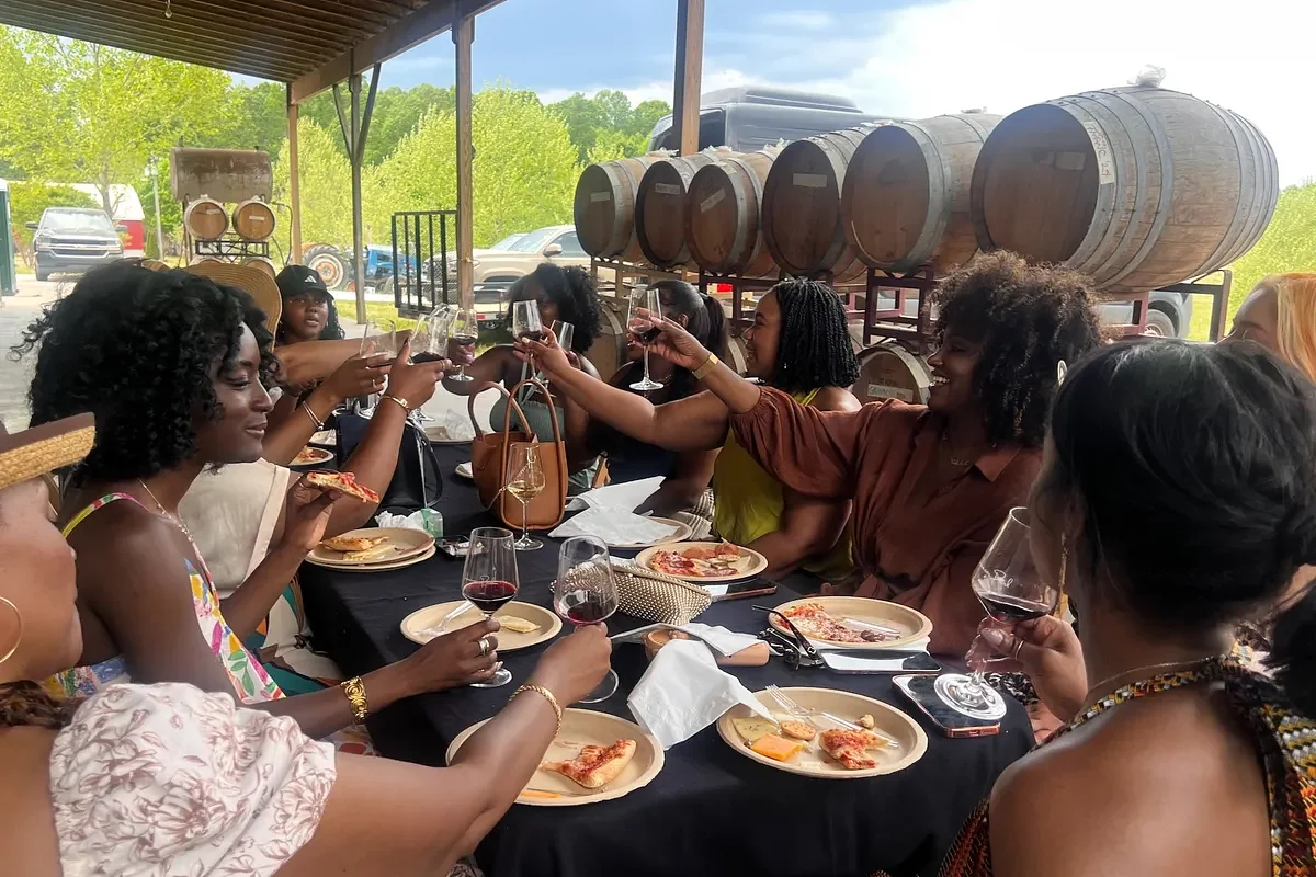 Inside Black-owned North Carolina wine tour for women