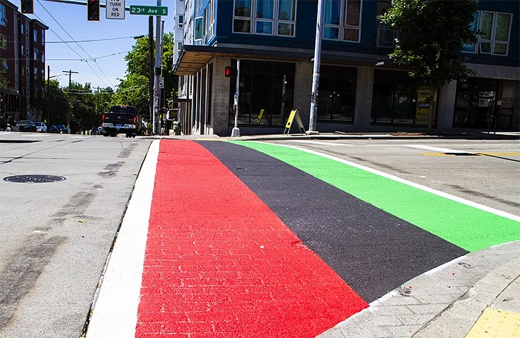 Seattle Restores Historic Pan-African Crosswalks In Central District