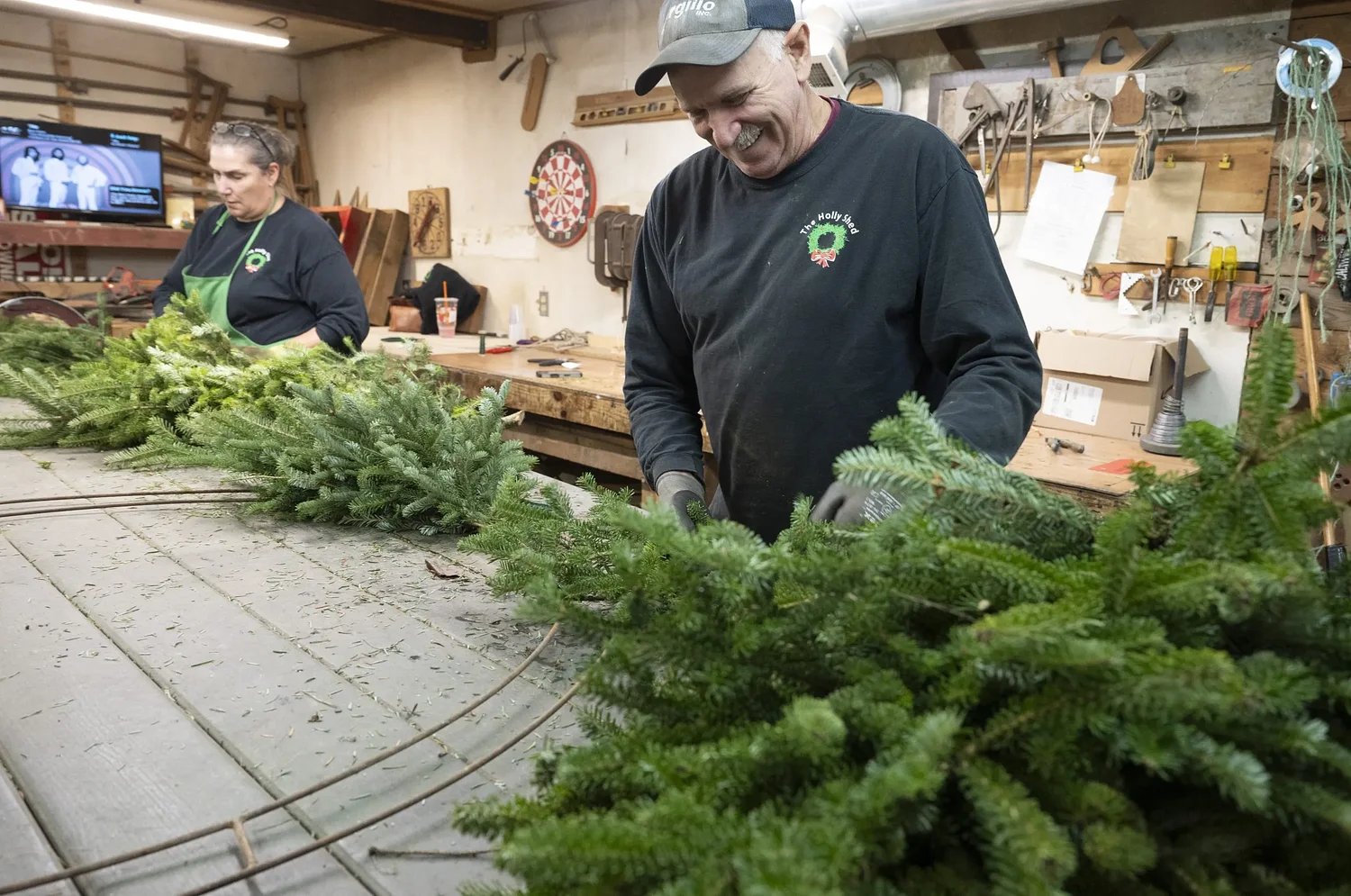 Holiday hustle at The Holly Shed in Hatfield