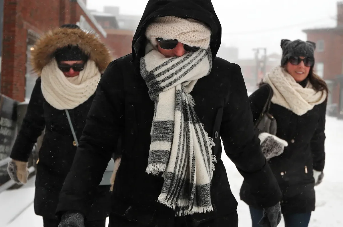 Wind chill could dip to near minus 30 as high winds sweep across Maine