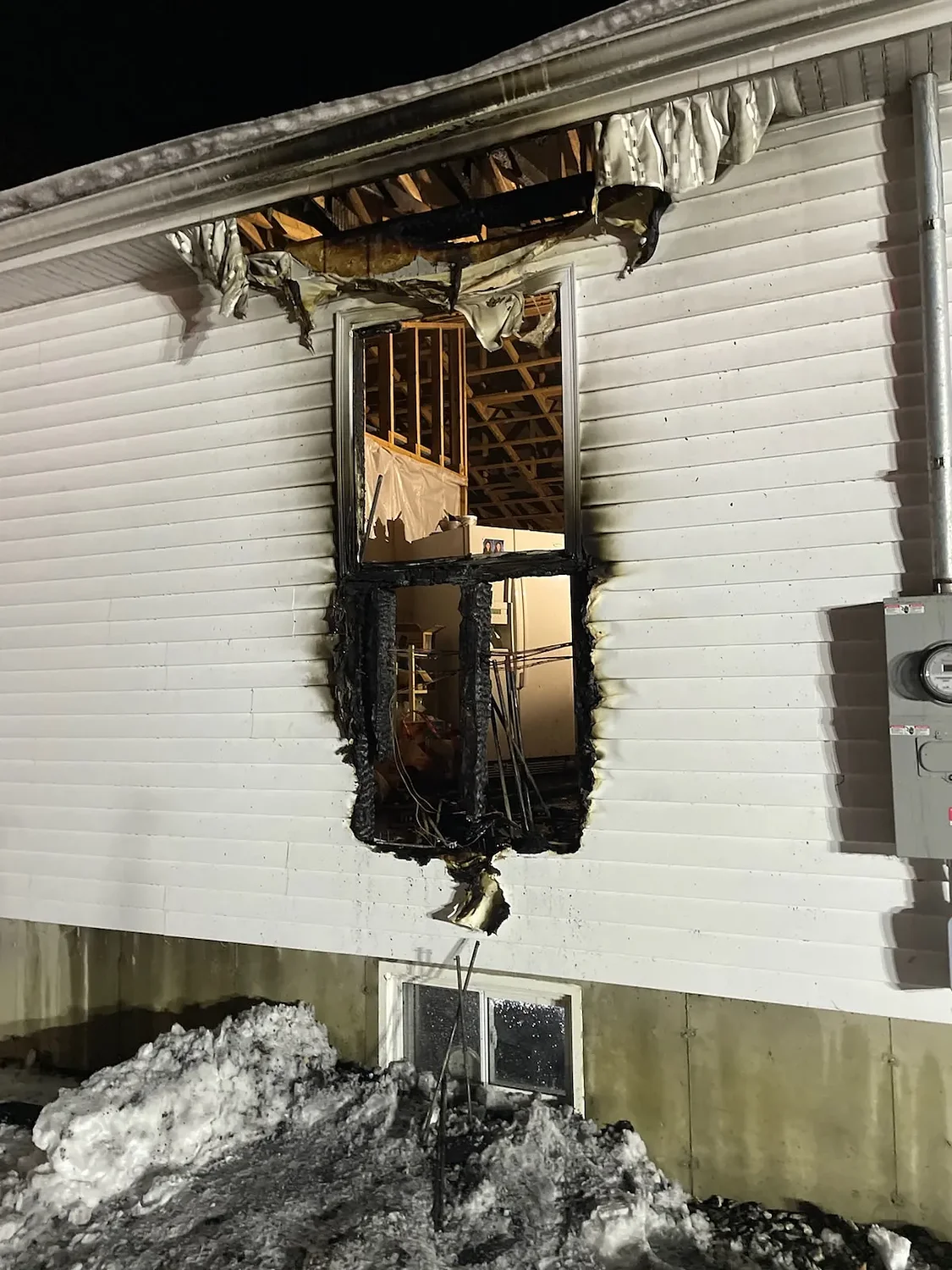 Fire damages Petersham home