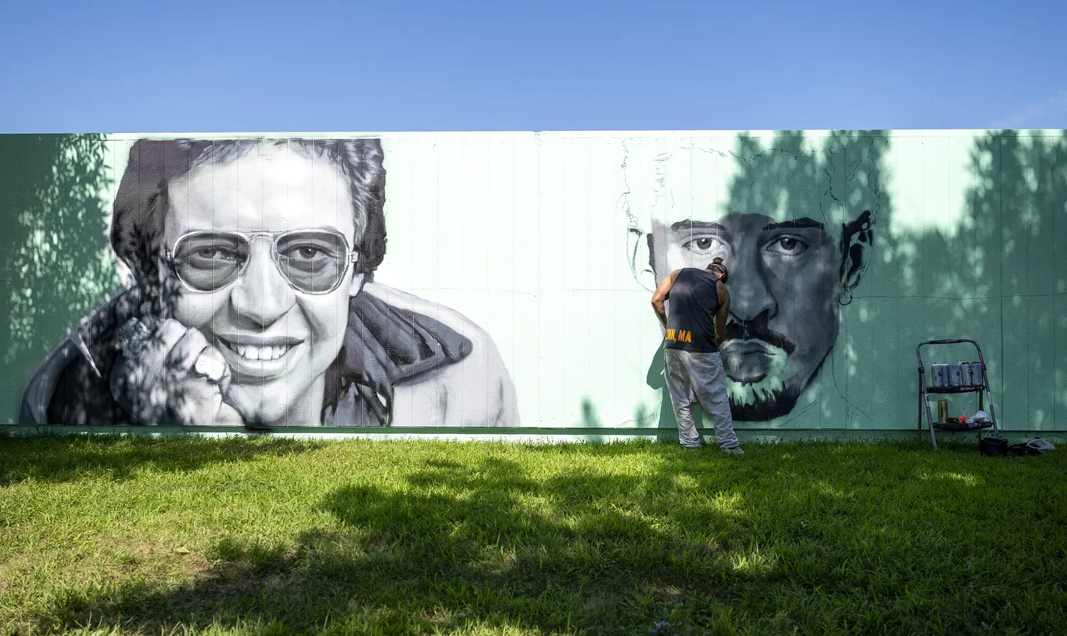 Global street artists make splash in downtown Holyoke