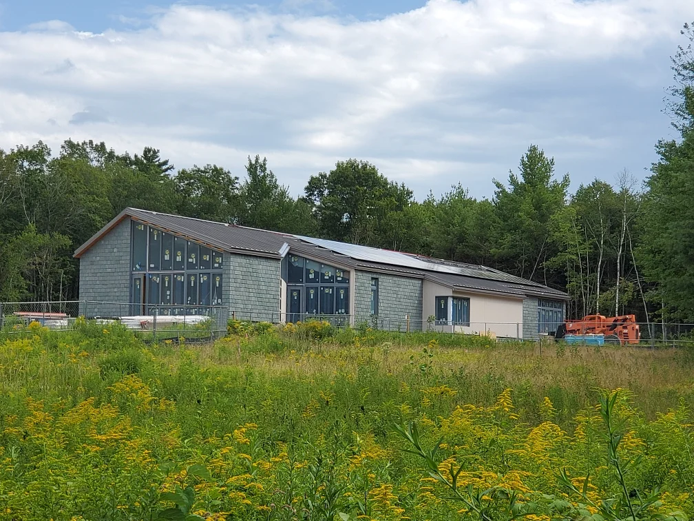 Construction progresses on Shutesbury library, with fall opening anticipated