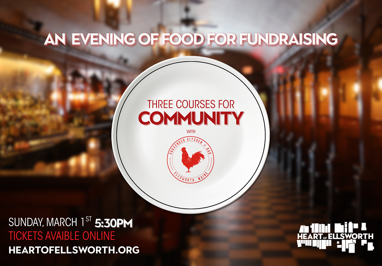 Fundraising dinner planned at Ellsworth’s oldest continuously operating restaurant building, Provender Kitchen + Bar