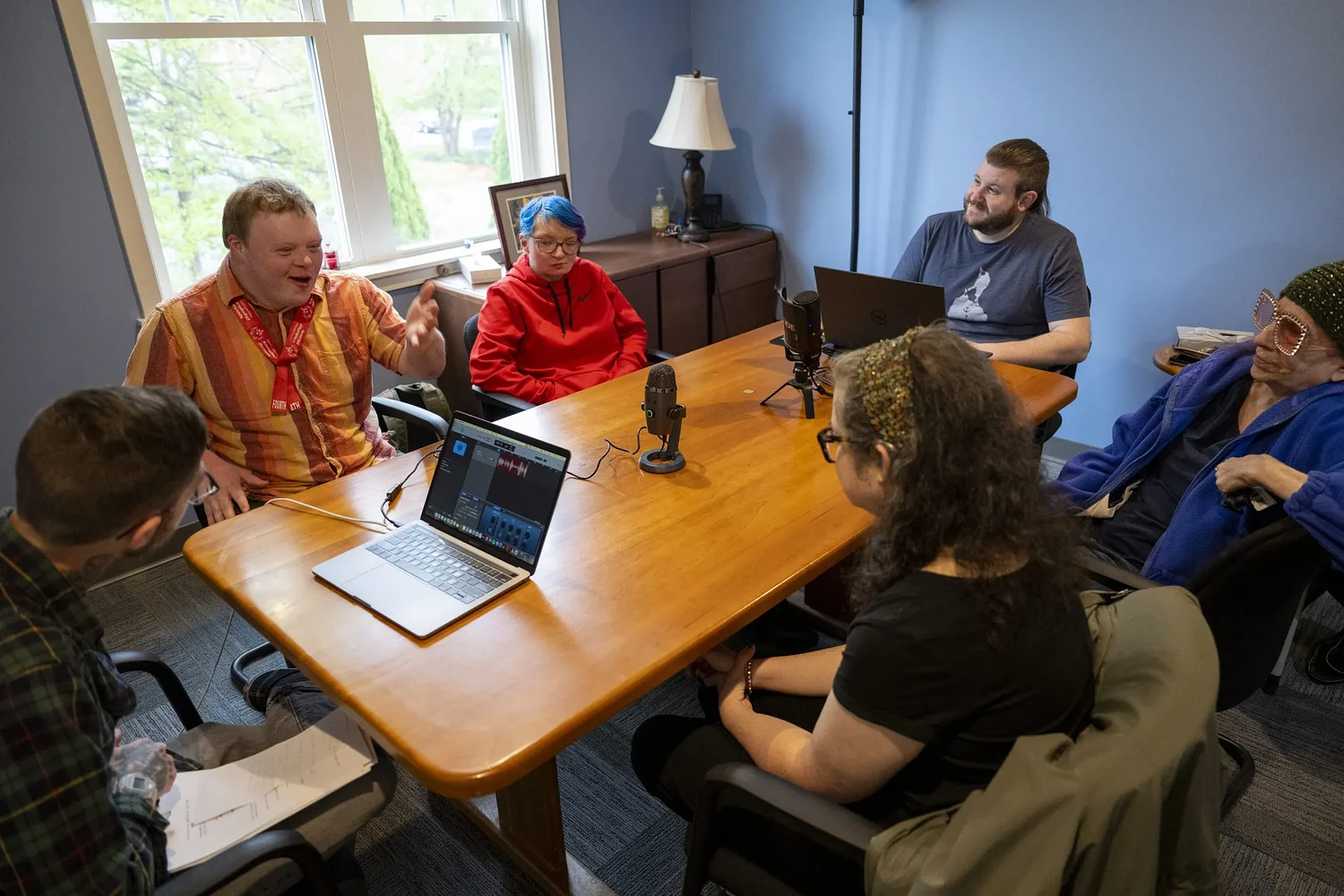 Finding their voice on the airwaves: Milestones students share stories through weekly podcast