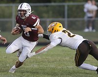 Luke Vanderwiel’s pick-six, 3 rushing TDs spark Prairie Ridge