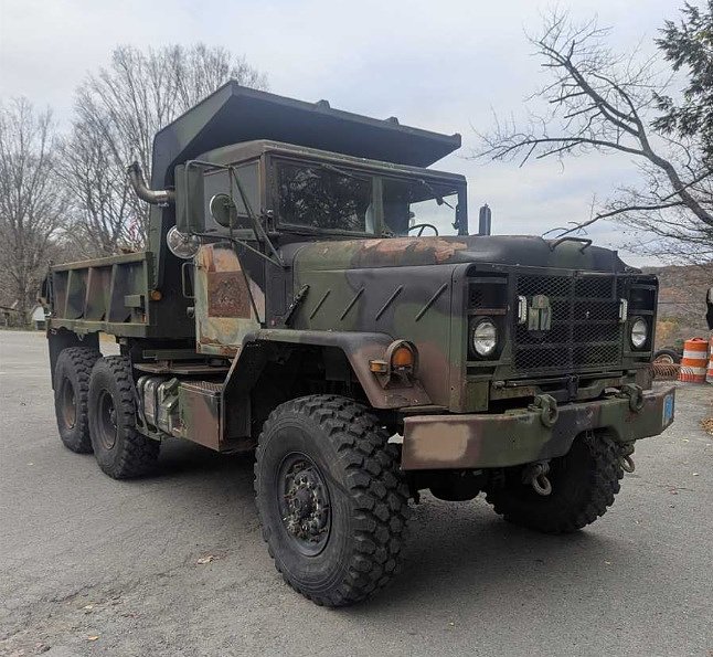 Leyden gets $13K for military dump truck in online auction