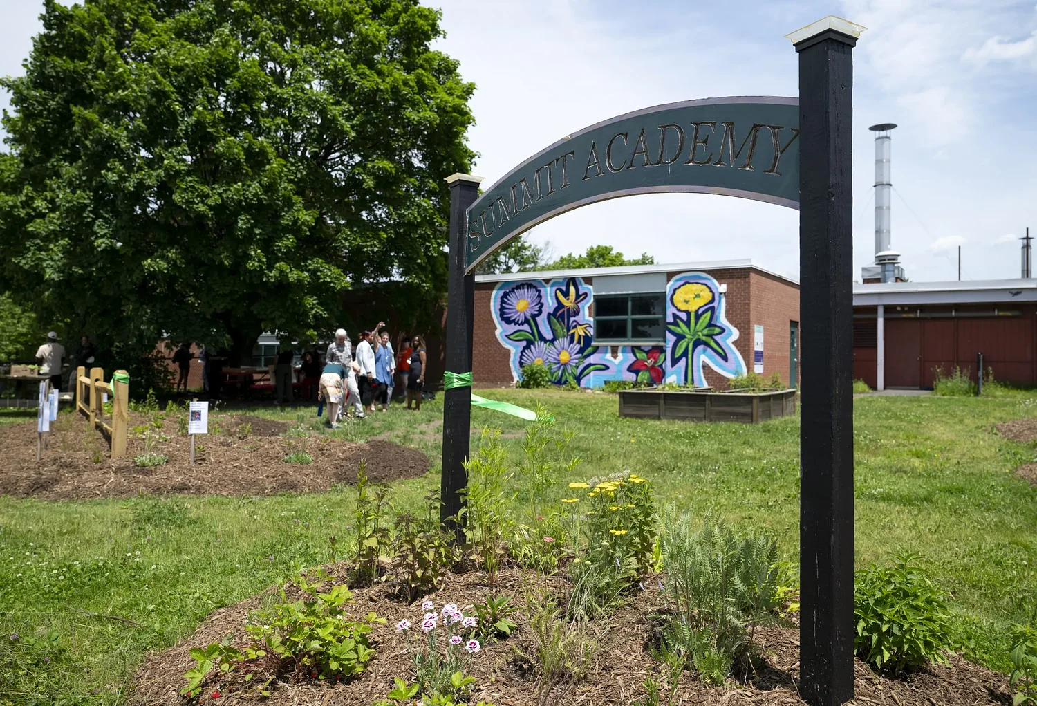 New life grows at Summit Academy: Student-built garden is providing habitat for pollinators
