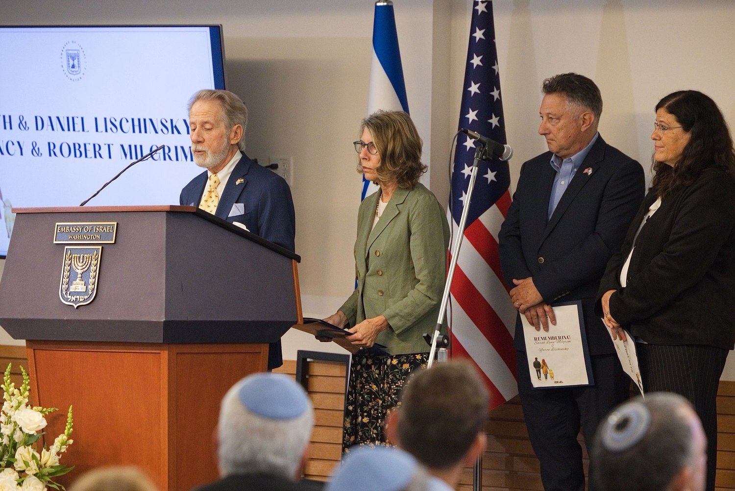 Family, friends of slain embassy staffers mark first anniversary of Capital Jewish Museum shooting