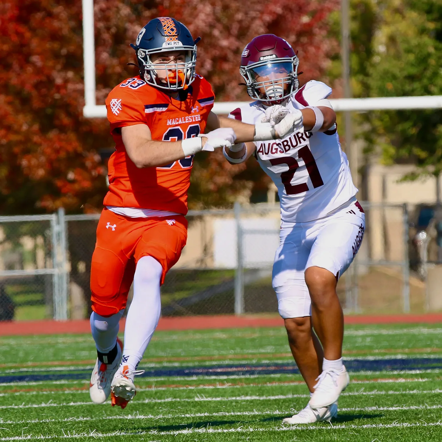 Frechette twins embrace challenges with Macalester College football