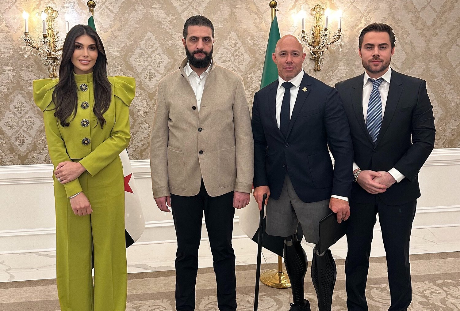 House Foreign Affairs Chair Brian Mast meets with Syrian President Al-Sharaa