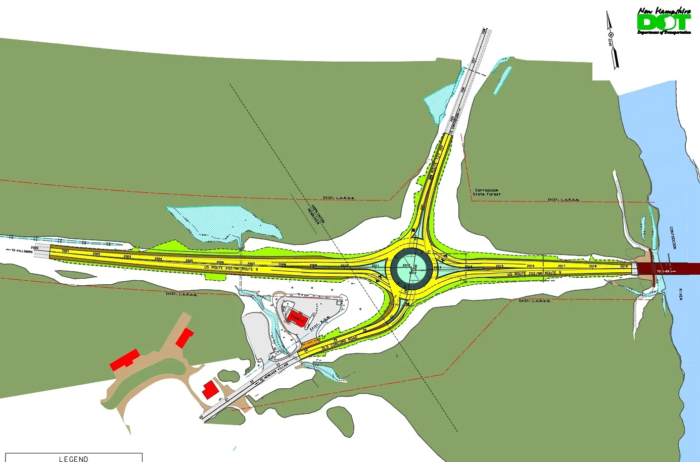 Roundabout coming to Rt. 202 in Hopkinton