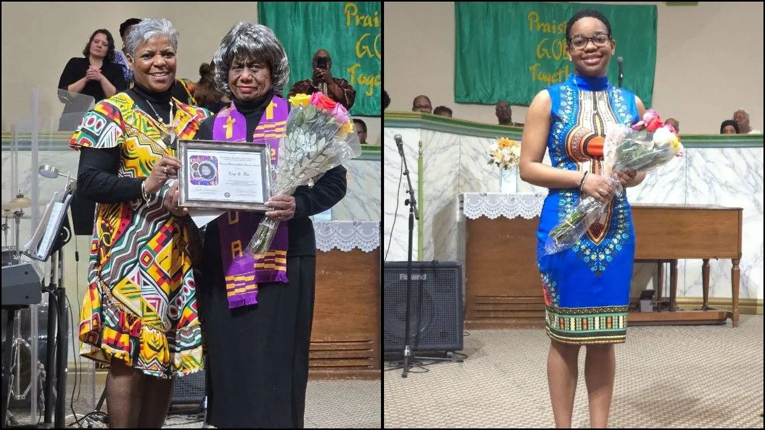 Young trailblazer honored as an unsung hero at historic Black Catholic Church