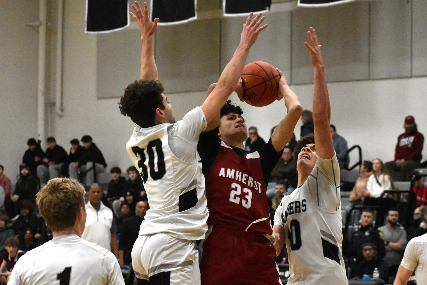 Class A boys basketball: Longmeadow’s 3-point barrage overwhelms Amherst in quarterfinals