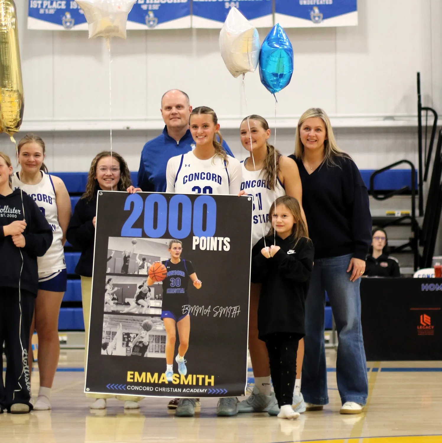 CCA's Emma Smith makes history as sixth girl in state to reach 2,000 points