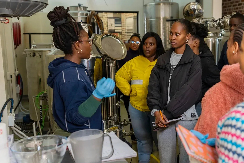 A beer pioneer, South Africa's first Black female brewery owner trains a new generation
