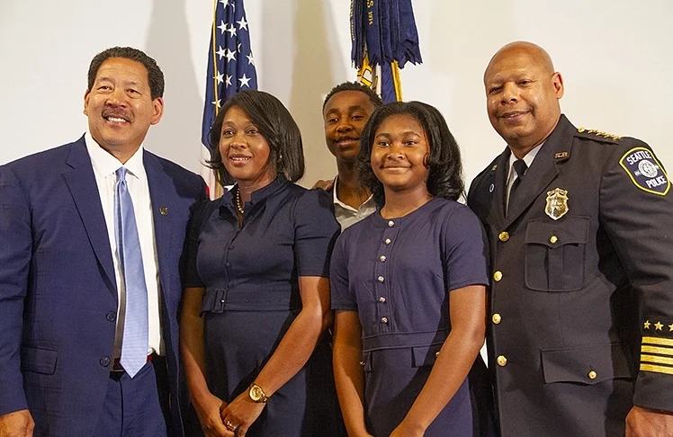 Shon F. Barnes Sworn In As Seattle’s 38th Police Chief