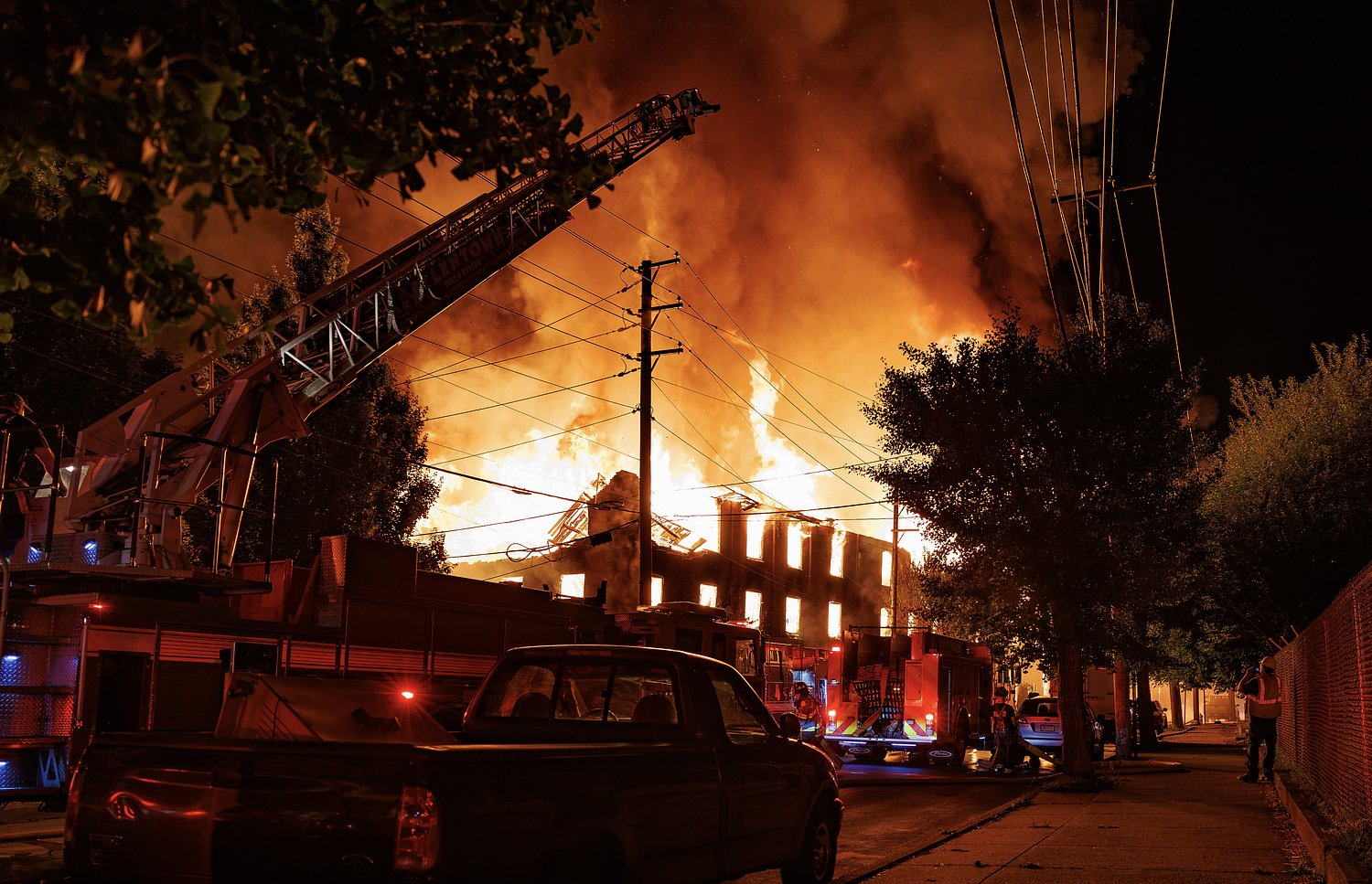 2 juveniles charged with arson in 6-alarm Pa fire that destroyed ex-factory