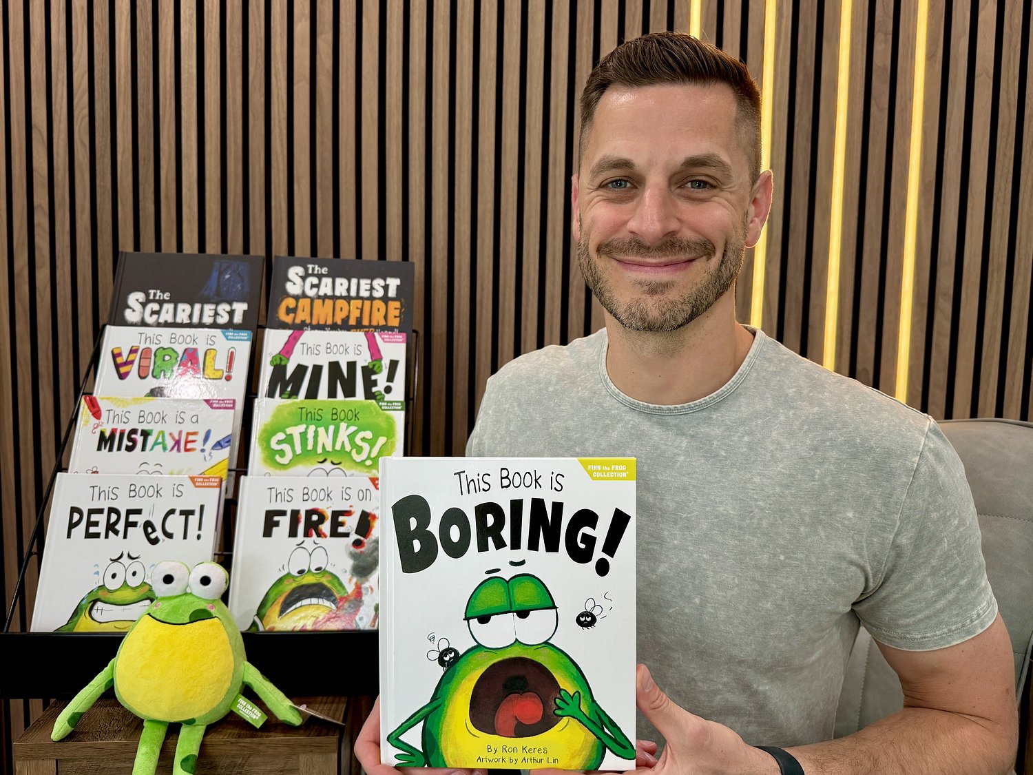 Ribbit-ing stories: Geneva children’s author has book signing for latest in ‘Finn the Frog’ series