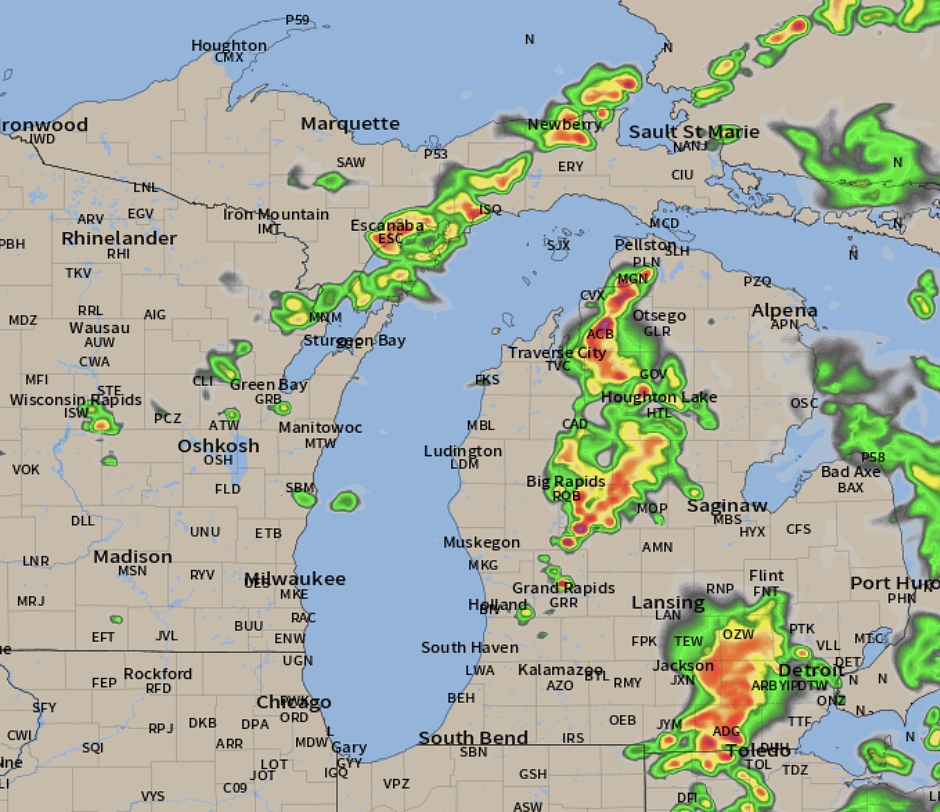 Tornado forecast today covers distinct area of Michigan