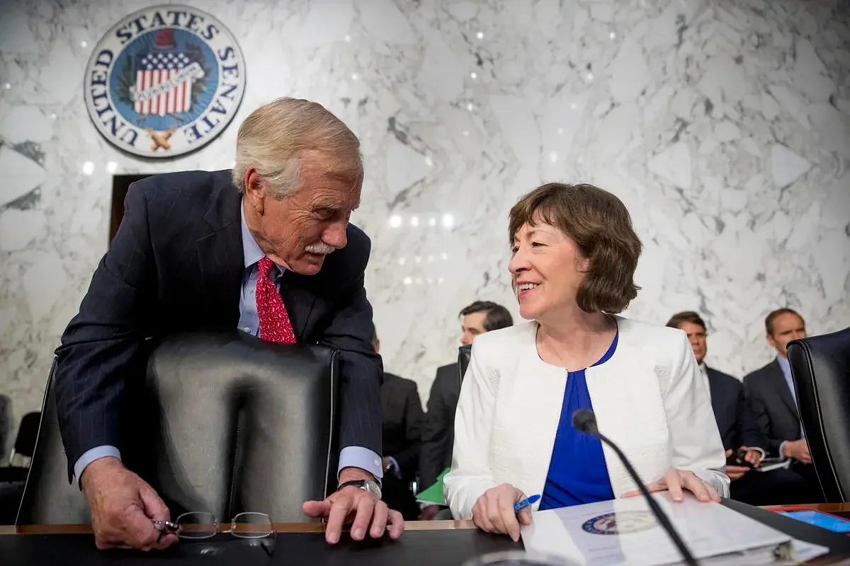 Angus King and Susan Collins are backing different plans to extend ACA subsidies