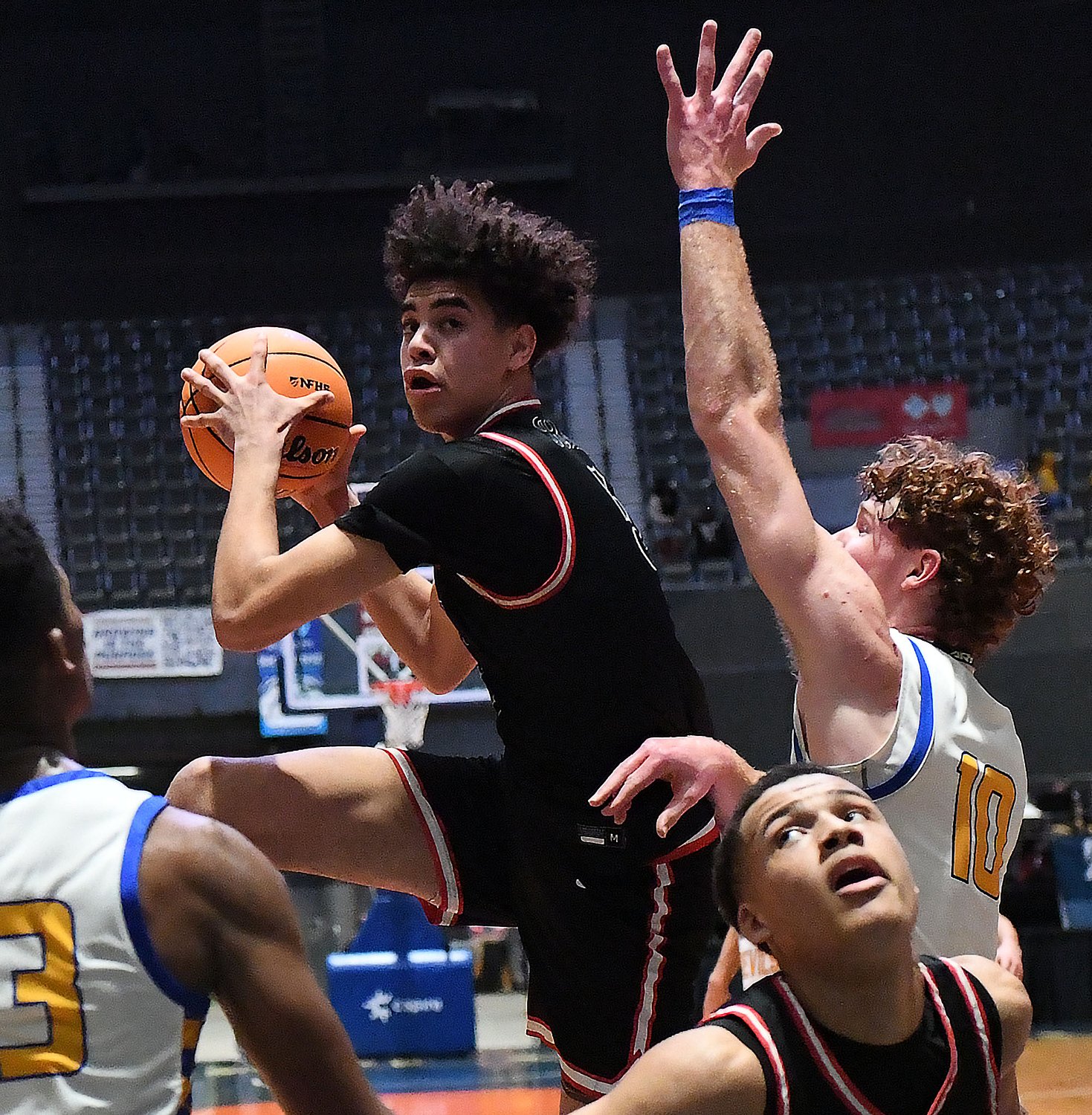 'He saved my life.' High school basketball star Max Baria has filled a void for his family