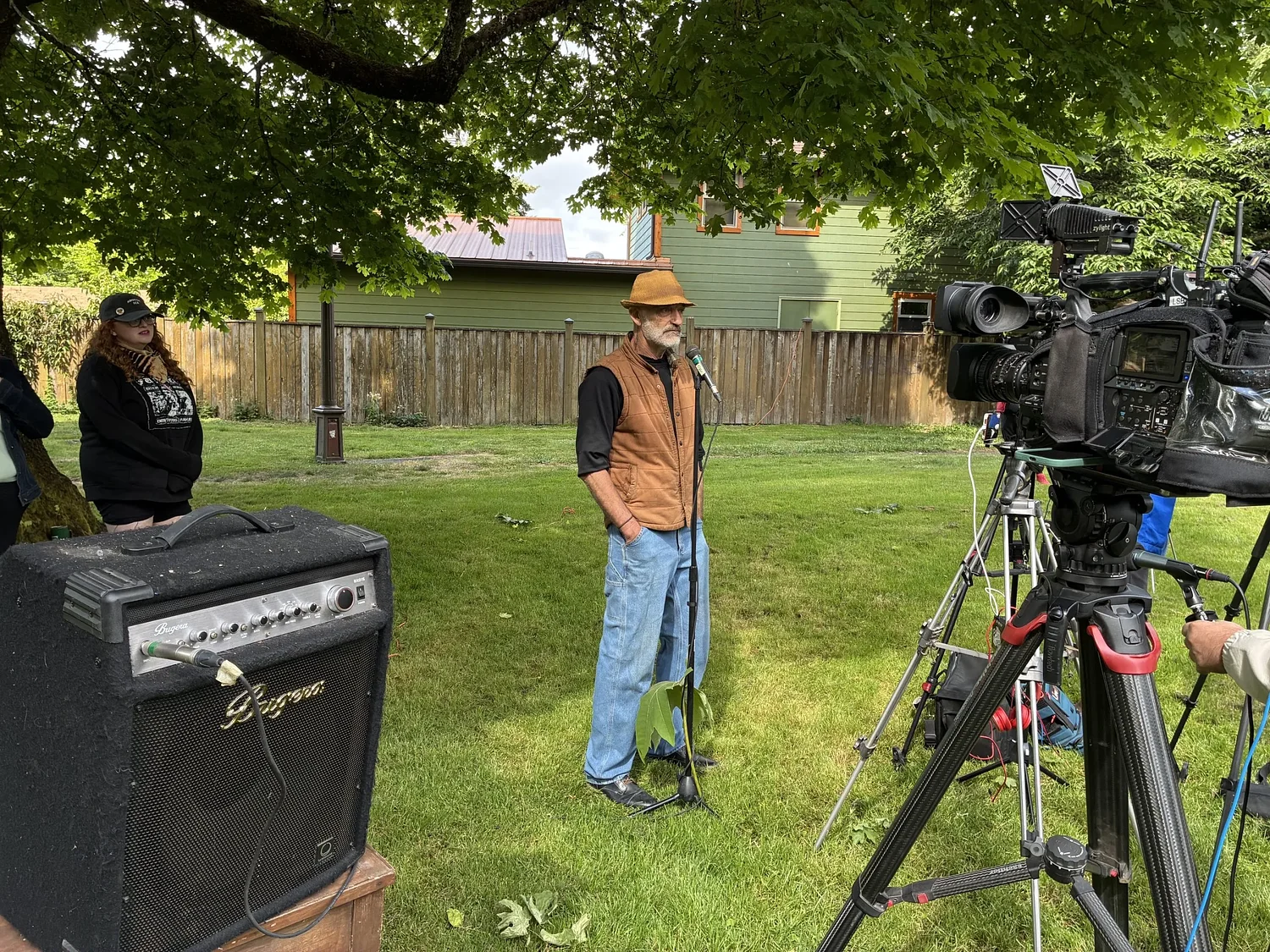 At two separate events, reaction continues to police body-cam video