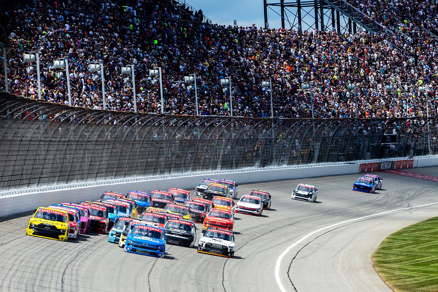 ‘It just sucks’: Michigan NASCAR win slips through Portage driver’s fingers