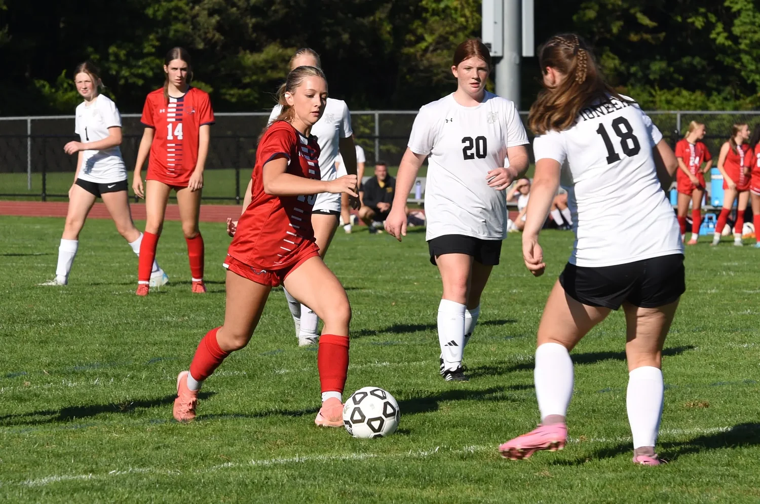 High school roundup: Frontier girls soccer team dominant in clean sheet victory over Pioneer