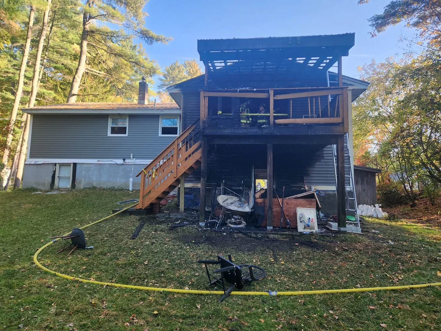 Saturday fire causes heavy damage to Hanover home
