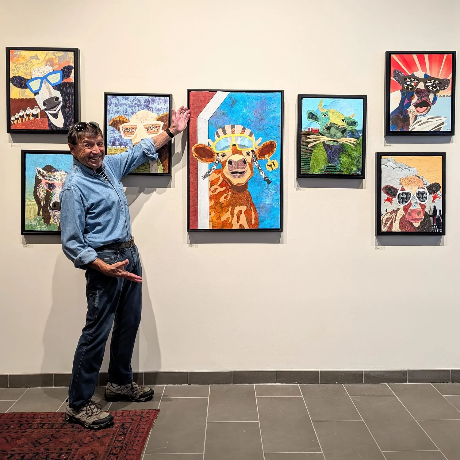 It began as an accident: Gill artist’s first solo exhibit on display at Northfield Mount Hermon