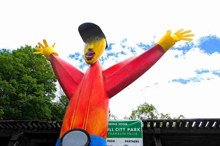 Kayak Man stands at crossroads of Franklin’s identity