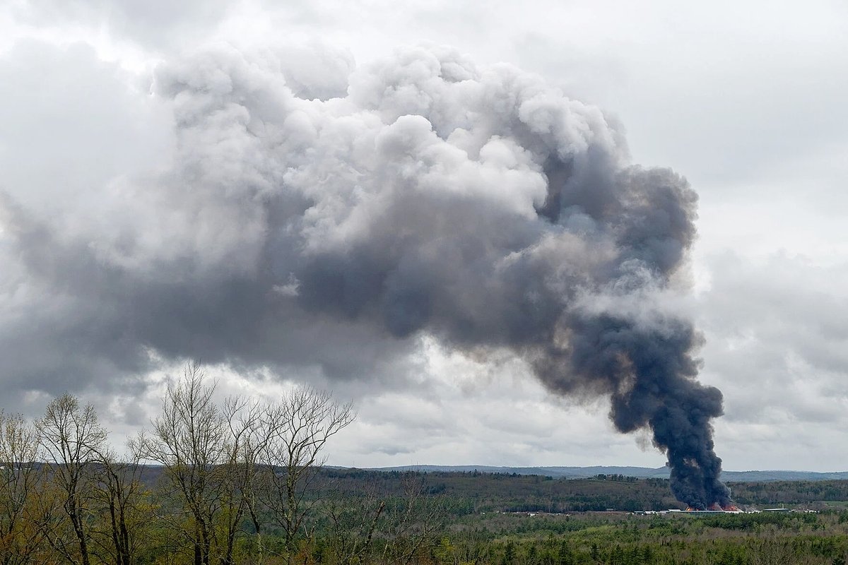 How a fire at a Maine lumber mill went from bad to much worse