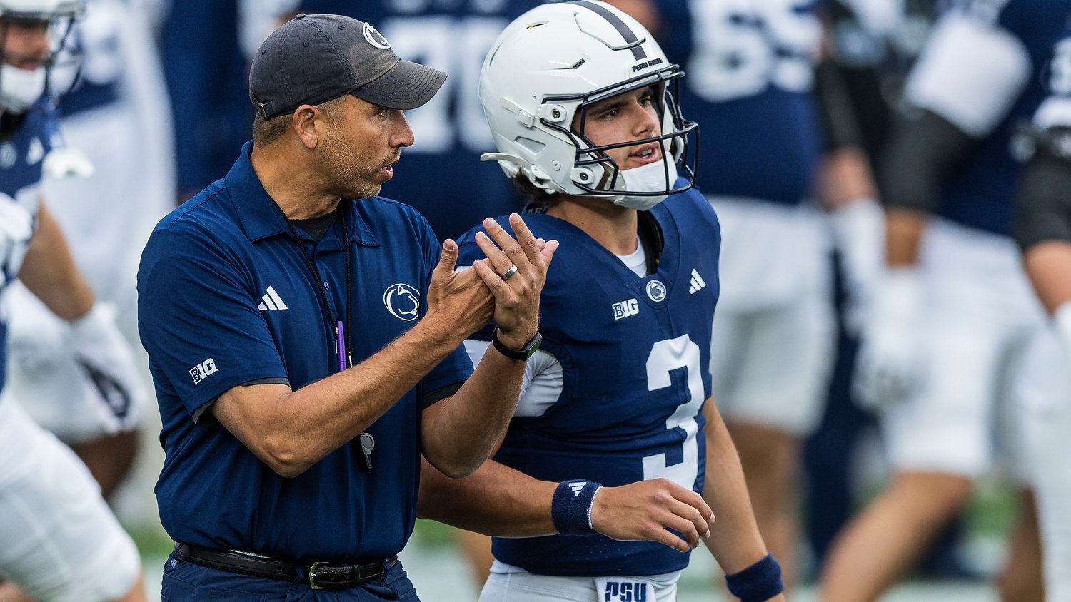 How far did Penn State fall in the AP Top 25 after unranked Wisconsin loss?