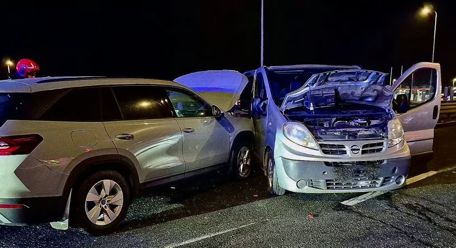 Carambol pe autostrada A1, în Arad: șapte persoane rănite