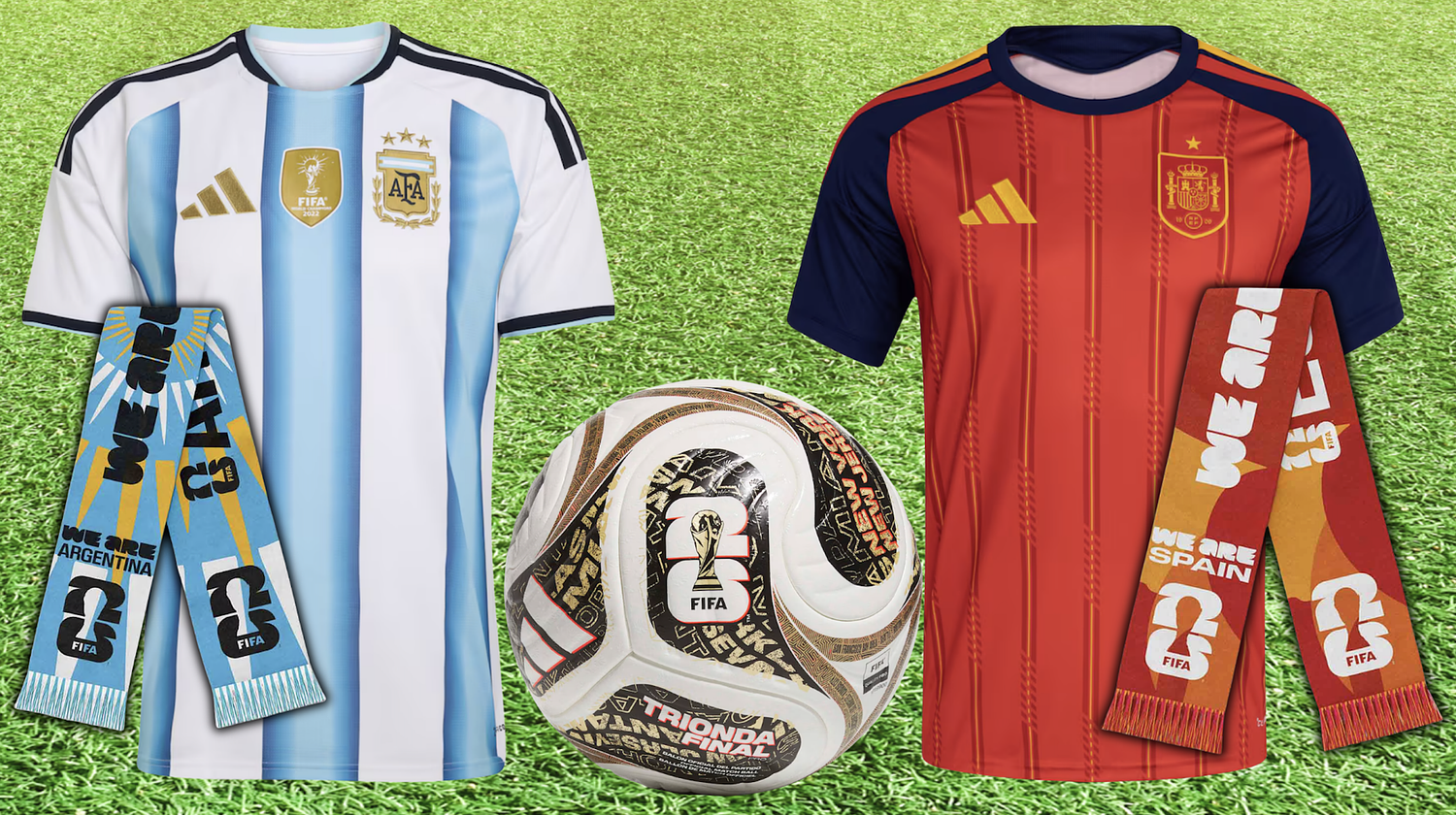 2026 World Cup Final: Where to buy Spain and Argentina gear