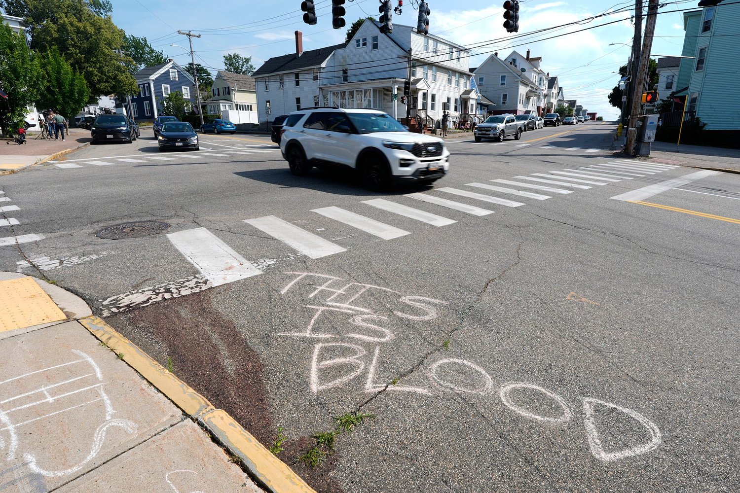 Protesters gather at Susan Collins’ office after ICE shooting in Biddeford